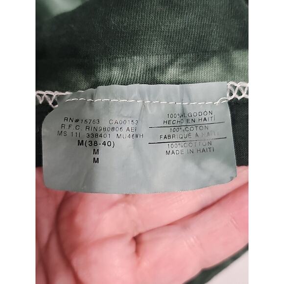 Men's Green Tie-Dye New Orleans The Big Easy Embroidered T-Shirt Size M NWOT - Picture 4 of 8